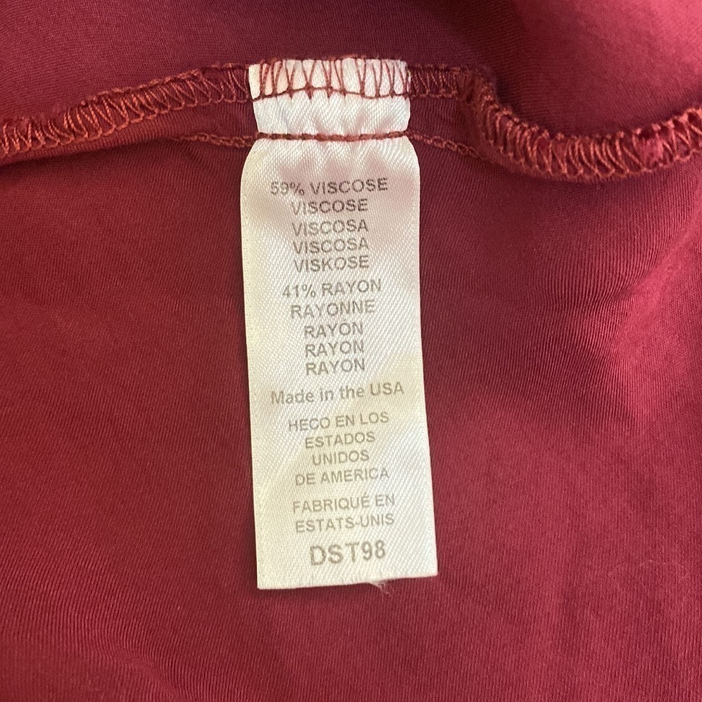 Michael Stars Maxi Skirt Burgundy Size S - Picture 6 of 6